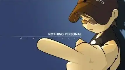 求一些竖中指的图片做图像