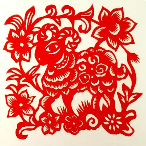 景年香剪纸作品十二生肖