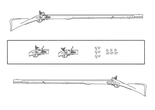 褐贝斯p1730燧发枪量产型(1730)