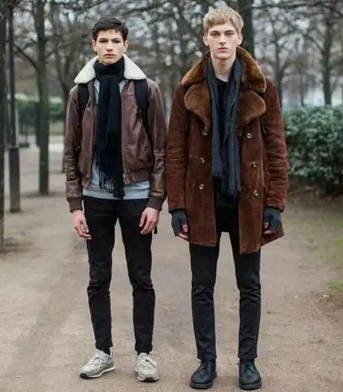 男士秋冬日常穿搭酷酷的欧美风让你变身街头潮男