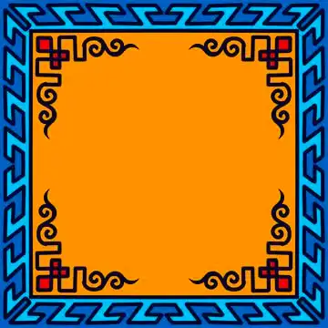 藏式边框图片