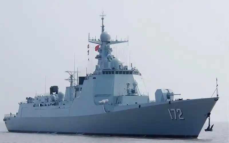 纸模型制作052d型172昆明号驱逐舰