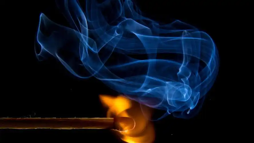 壁纸 火柴,火,烟