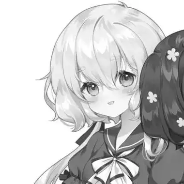 二次元黑白闺蜜头像