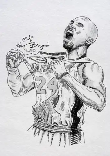 科比人物简笔画
