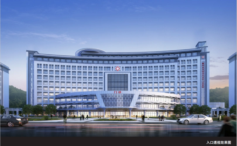 图为赣州经开区人民医院建成效果图 "三同干部在项目上同吃,同住,同