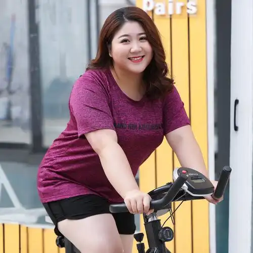 200斤胖妹妹夏季冰丝短袖速干运动t恤女宽松加肥加大码吸汗上衣服