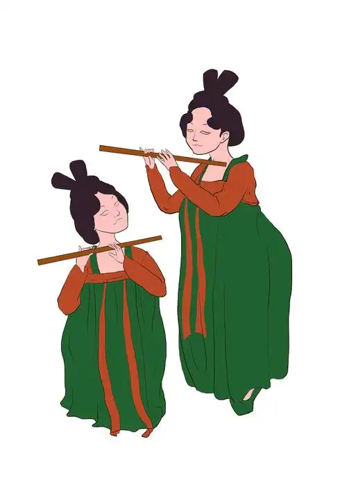 唐宫夜宴小姐姐插画练习