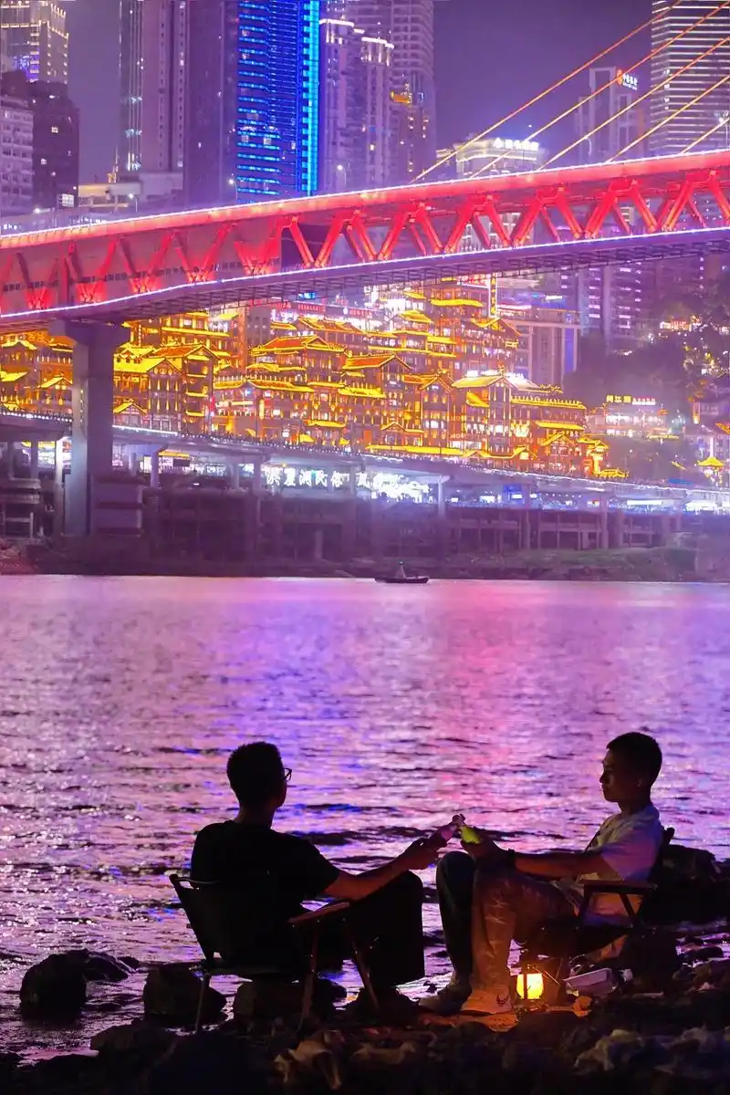 洪崖洞夜景拍摄925米/张,粉丝多送2张.