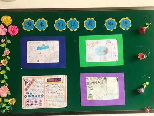 "心怀感恩 平安同行 "学林小学五月份班级主题墙报展示