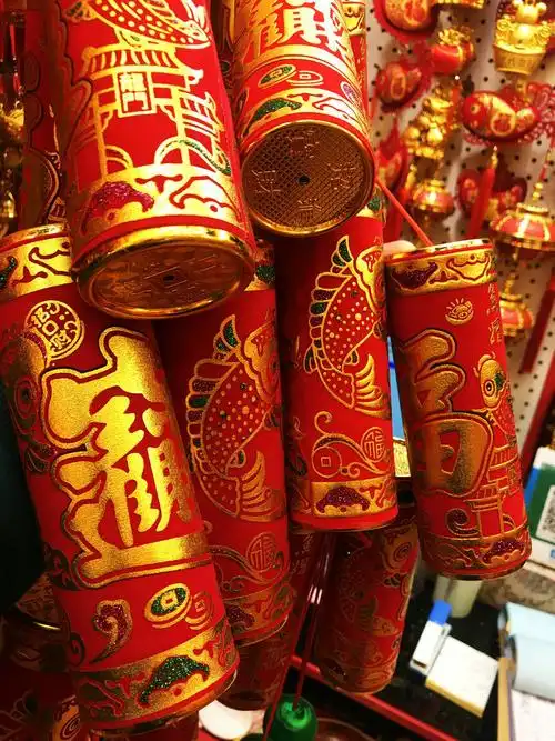 非电子鞭炮春节挂件乔迁新居开业大喜婚庆过年中国红喜庆用品