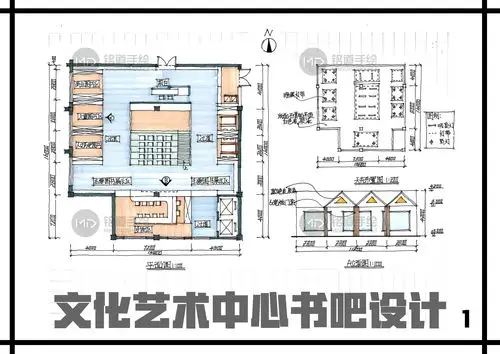 尺直接在格子纸上根据任务书的尺寸大小按照1:100绘制出平面图轮廓