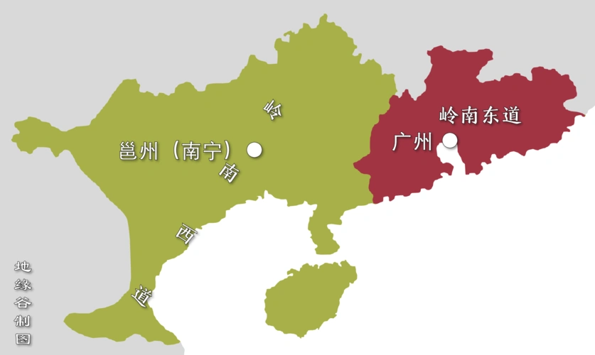广西沿海是怎样在广东广西之间被划来划去的?