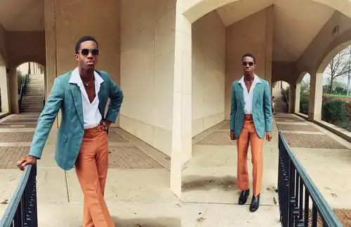 黑人时尚模特走红网络,复古时尚风引人注目,还获评最佳着装奖