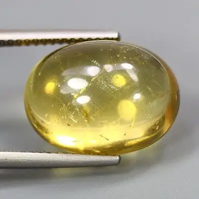 92 cts_shimmering ultra top color gem_100 % natural yellow beryl