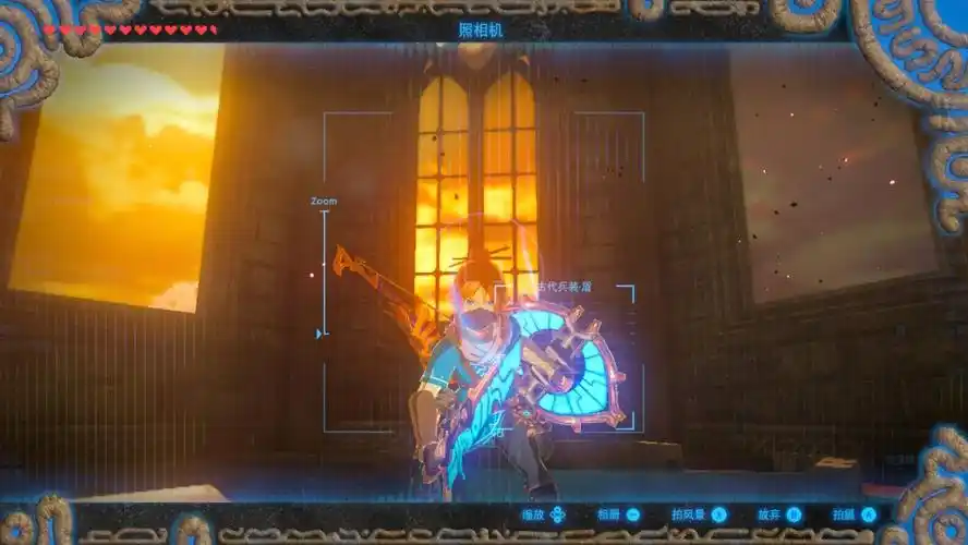 海拉鲁城堡的夕阳