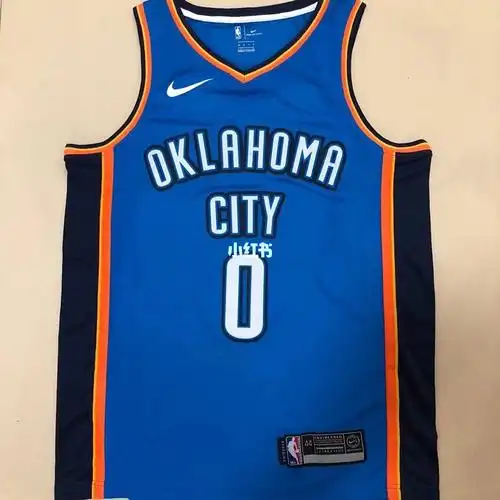 威少雷霆队蓝色球衣