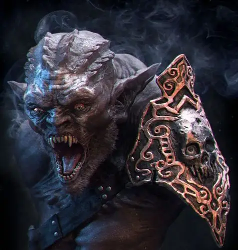 modelled in maya, zbrush