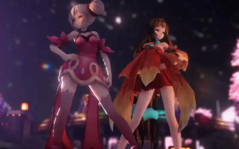 【王者荣耀mmd◇大乔&小乔◇】side to side