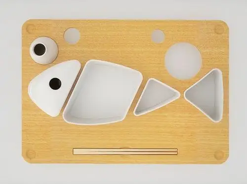 巴西设计师vinnie longo的设计作品–鱼形日本料理餐具 | 新鲜创意图