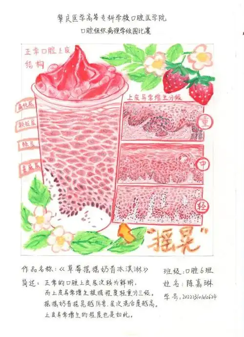 口腔医学院口腔组织病理学创意绘图比赛优秀作品展