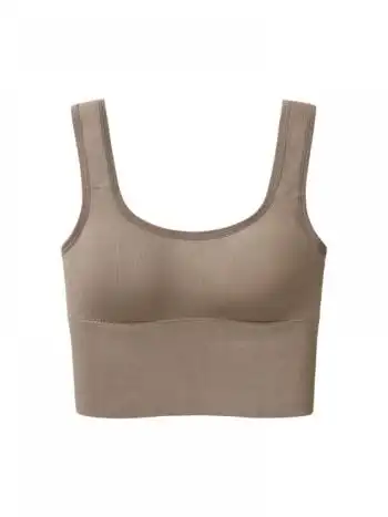 艾米恋运动内衣女无钢圈夏季新款聚拢小胸防震美背胸罩背心式文胸