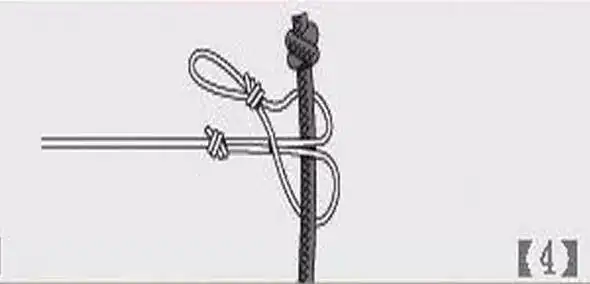 钓鱼竿稍绳打结方法图文教程