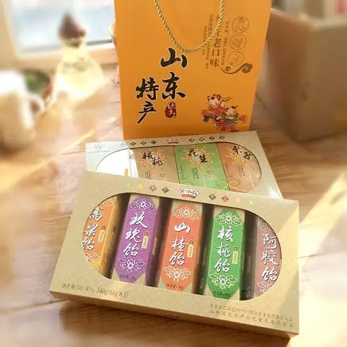 山东特产野风酥高粱饴礼盒济南糖酥煎饼手工牛皮软糖年货礼品包邮