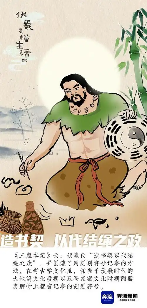 奔流海报丨伏羲是懂生活的