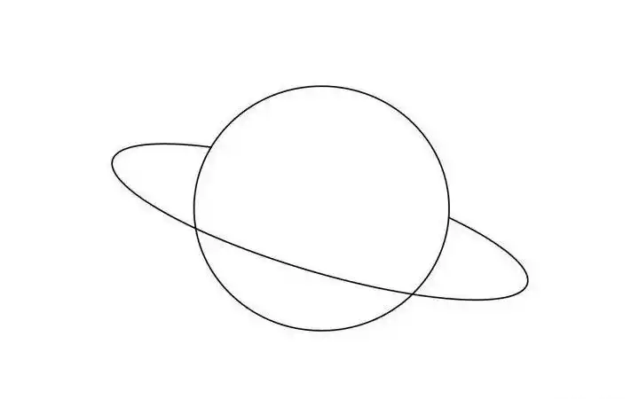 火星简笔画怎么画