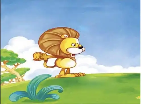 这支队伍越来越大,奔跑的声音也越来越响,终于把正在睡午觉的森林之王