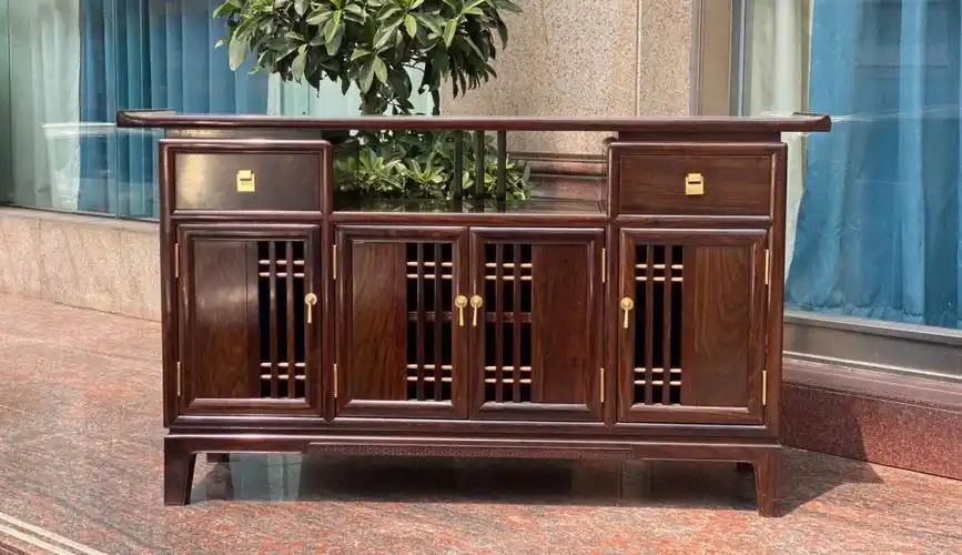 红木家具  #红木  #家具  #家具分享  #黑紫檀木  #餐边柜