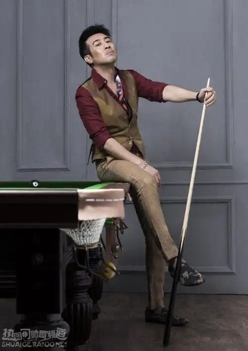 肌肉男:于和伟个人资料 于和伟最新台球写真尽显男人范-小虾米