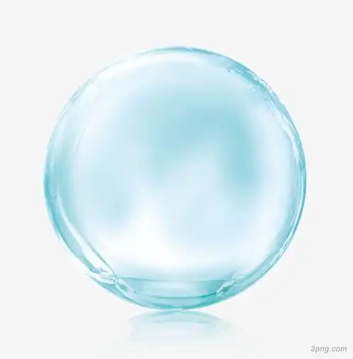 白色水球气泡png素材透明免抠图片其他元素