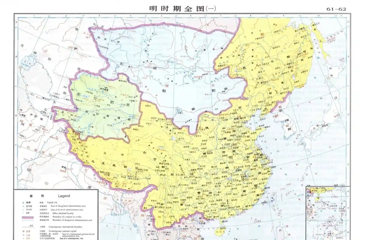 原创中国历史上各个朝代从夏朝到清朝领土地图详细一览