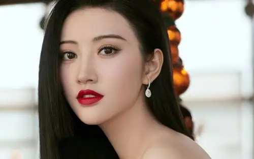 景甜鱼尾裙性感高清桌面壁纸_大陆明星_壁纸下载_美桌网