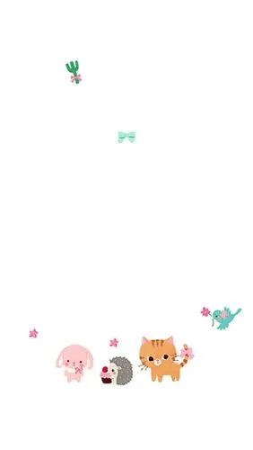 可爱卡通壁纸 聊天背景