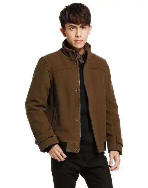 深卡其色绅士帅气长袖外套