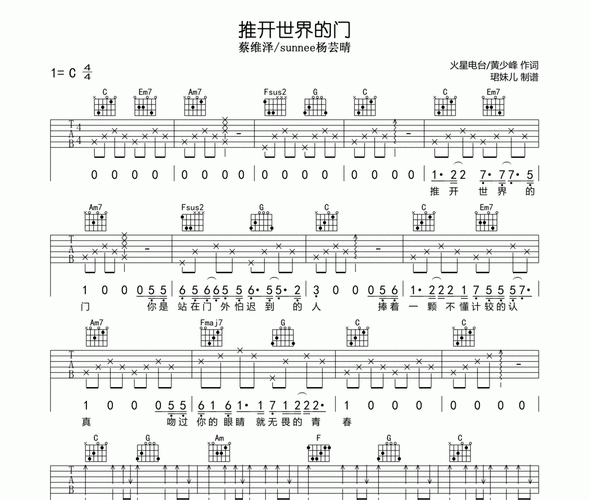 推开世界的门蔡维泽杨芸晴