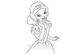 时希公主简笔画 叶罗丽精灵梦时希公主简笔画