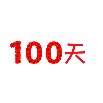 100天红色玫瑰