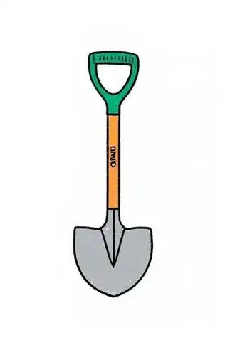 🛠️铁锹简笔画来啦!