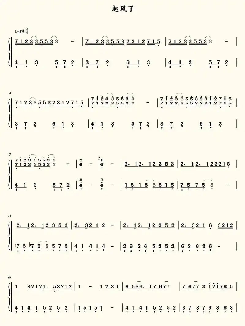 起风了简谱‖主页有五线谱.#音乐 #钢琴 #乐器演奏 #一首 - 抖音