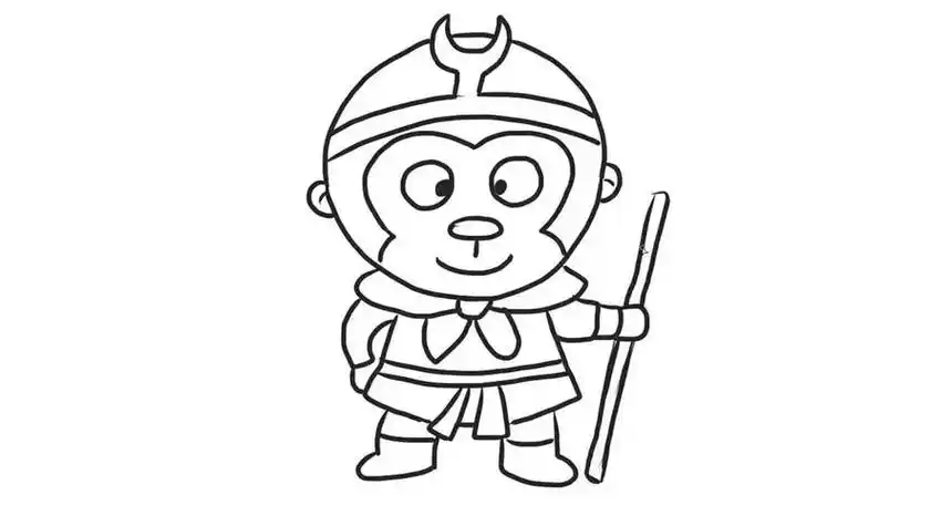 孙悟空简笔画简单又帅孙悟空简笔画简单又帅怎么画