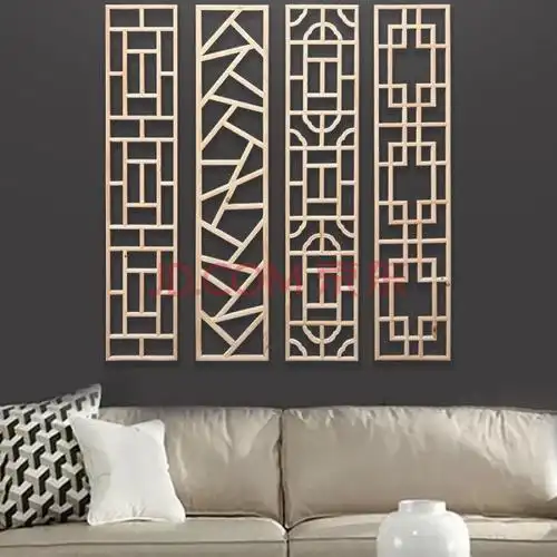 东阳木雕仿古门窗中式隔断玄关屏风镂空实木花格雕花窗户花窗定制