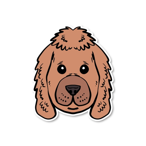 卡通呆萌哈巴狗狗头矢量图-哈巴狗狗头像图片素材大全_懒人图库