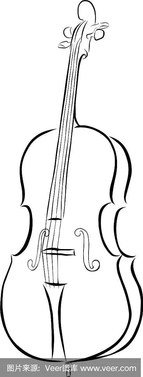 线艺术大提琴乐器