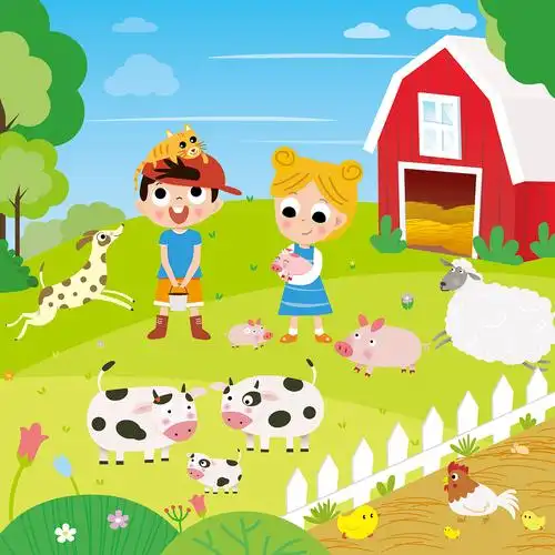 农场|插画|儿童插画|海边吃泡面 - 原创作品 - 站酷 (zcool)