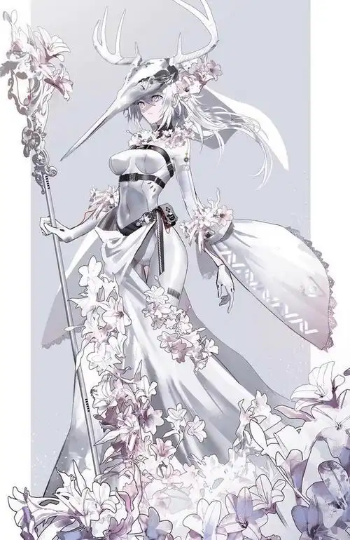 半厚涂立绘机械娘