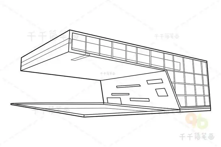 如何画博物馆大楼简笔画博物馆的手抄报简笔画北京科技馆儿童简笔画